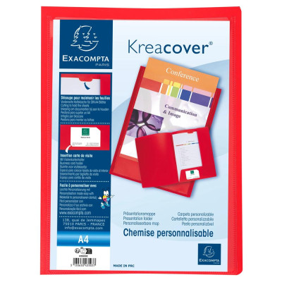 CHEMISES PERSO. KC PP ROUGE