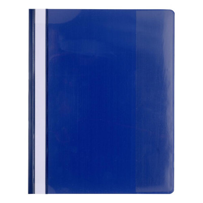 Chemise à lamelle Premium PVC A4+ bleue