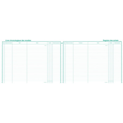 Livre Recettes-Reg.Achats 24X32 80p