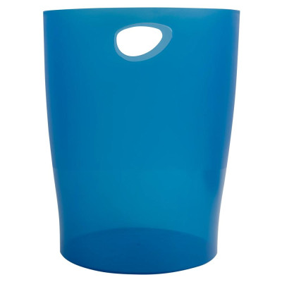 ECOBIN Corb.à papier bleu océan transluc