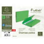Pt 50 chemises poche FOREVER A4 vert