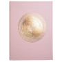 Livre d'or 100p or 27x22cm Ellipse Rose