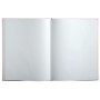 Livre d'or 100p or 27x22cm Ellipse Rose