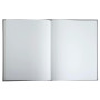 Livre d'or 100p or 27x22cm Ellipse gris