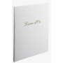 Livre d'or balacron Blanc 26x22 +/titre