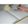 Livre d'or balacron Blanc 26x22 +/titre