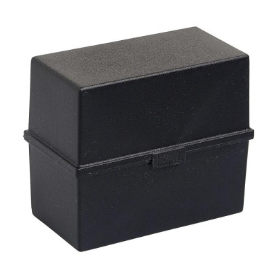 Boîte port. ECOBlack 200 fiches A5 noir