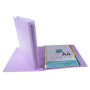 Classeur 4A 30mm A4+ Chrom Pastel Mauve