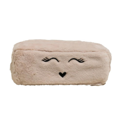 Trousse rectangle Fourrure 3 coul. Ass