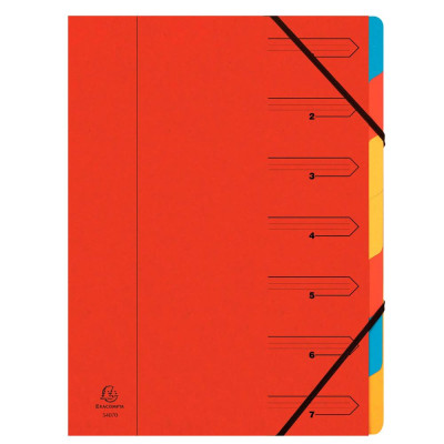TRIEUR  AGRAFE 7 COMP. ROUGE