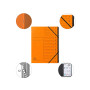 Trieur agrafé int. noir 12 comp. Orange