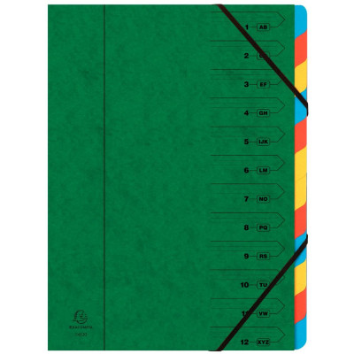 TRIEUR AGRAFE 12 COMP. VERT
