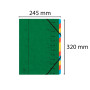 TRIEUR AGRAFE 12 COMP. VERT