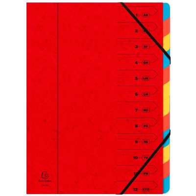 TRIEUR AGRAFE 12 COMP. ROUGE