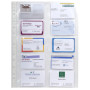 SACHET 10 POCH. A4 PP 10 cartes visite