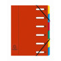 Trieur Harmonika-fenêtres 6 compt rouge