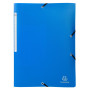 Chem. 3RAB.+élast. PP5/10e A4 Opak Bleu