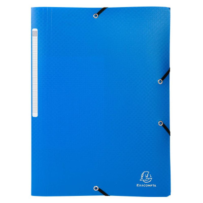 Chem. 3RAB.+élast. PP5/10e A4 Opak Bleu