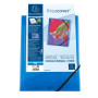 Chem. 3 rab. élast. Perso PP A4 KC bleu
