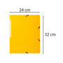 CHEM. S/RAB. 4,5/10ème  ELAS+ETIQ  jaune
