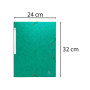 Chem.Sans Rab.Carte Lustrée Scotten Vert