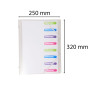Trieur 3 rab. 8 comp PP Chromaline blanc