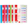 Trieur 3 rabats 8 comp PP Chromaline