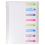 Trieur 3 rabats 8 comp PP Chromaline