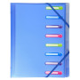Trieur 3 rabats 8 comp PP Chromaline