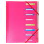 Trieur 3 rabats 8 comp PP Chromaline