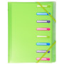 Trieur 3 rabats 8 comp PP Chromaline