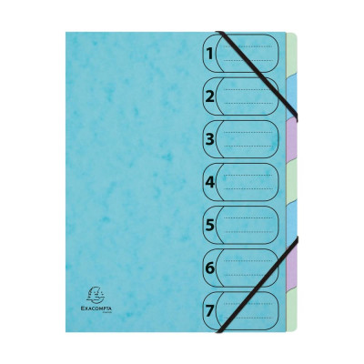 Trieur Harmonika 7 compart A4 AQUAREL