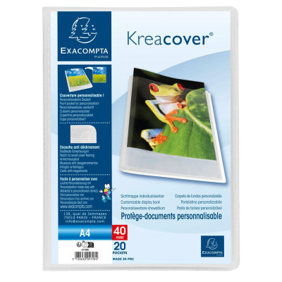 Porte-Vues Chroma KC A4 40V Cristal