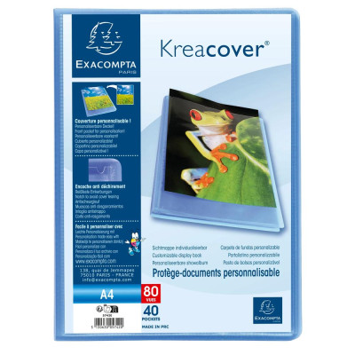 Porte vues perso. chroma KC A4 80V bleu