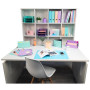 Sous-main carton Aquarel 575x375mm bleu