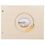 Album vis 40p blc 37x29 Ringflower latté