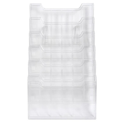 Trieur A4 horiz monté 6 cases cristal