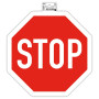 Panneau adhésif stop 30cm