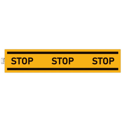 Pann. adhésif obligation stop jaune 1m