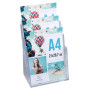 Distributeur format A4 3 cases cristal