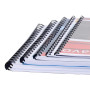 Boite 50 peignes plastique 25mm A4 noir