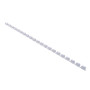 Boite 25 peignes plastique 6mm A4 blanc