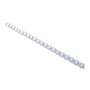 Bte 25 peignes plastique 10mm A4 blanc