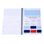 Boite 25 peignes plastique 12mm A4 noir