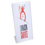 Porte-visuel incliné DL cristal