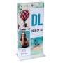 Porte-visuel droit vertical DL cristal