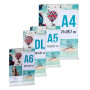 Porte-visuel droit vertical DL cristal