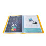 PORTE-VUES PP A4 200 VUES JAUNE