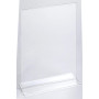 Porte-visuel droit vertical A5 cristal