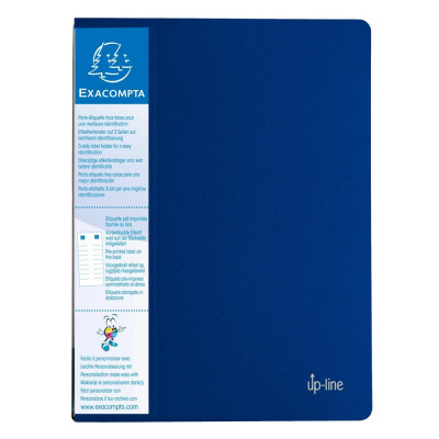 Porte vues A4 40vues UP-LINE Opaque bleu